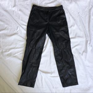 H&M faux leather pants